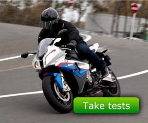 Motorbike driving test questions