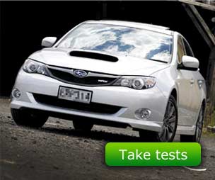 Car driving test questions