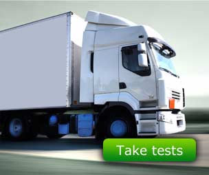 Heavy vehicle driving test questions