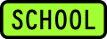 school vehicle sign