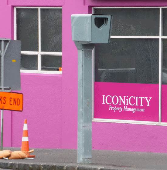 Red light camera in Auckland