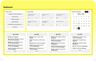 LMS dashboard analytics preview
