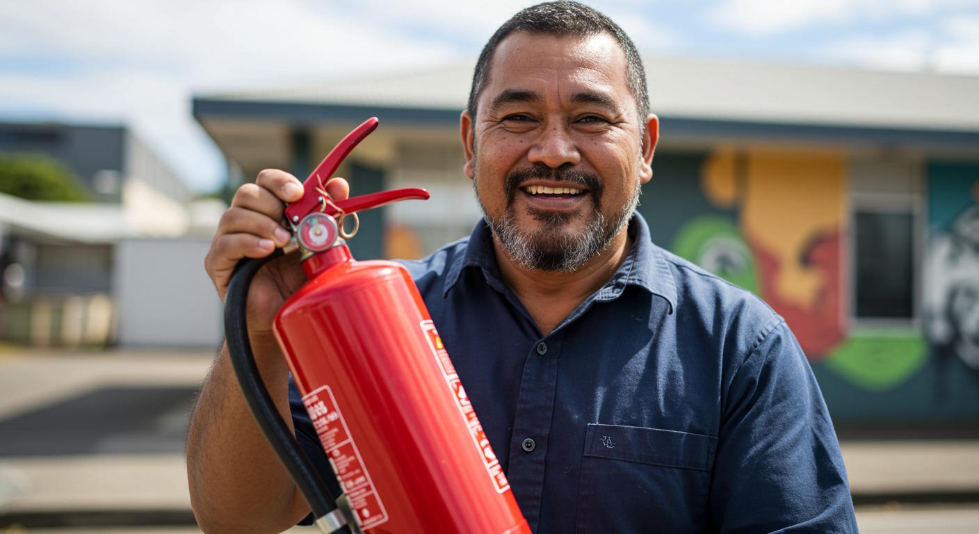 Fire extinguisher and fire suppression training