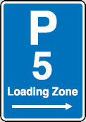 5-minute loading zone