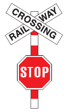 Possible Signs At A Railway Level Crossings