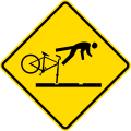 120px-New_Zealand_Permanent_Warning_-_Cyclists_Take_Care_on_Rail_Tracks.svg