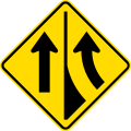 120px-New_Zealand_Permanent_Warning_-_Lane_Gain_(on_right).svg