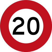 20kph-sign