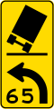 60px-New_Zealand_Permanent_Warning_-_Truck_Advisory_Speed_(left).svg