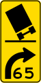 60px-New_Zealand_Permanent_Warning_-_Truck_Advisory_Speed_(right).svg