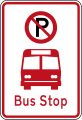 bus stop sign