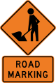 Road marking sign
