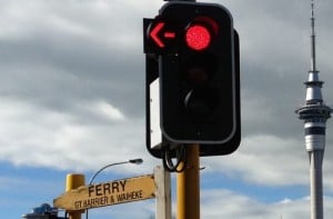 red arrow traffic lights