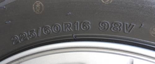 tyre size marking