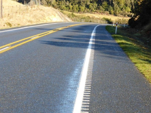 a yellow line in the centre of the road means no overtaking