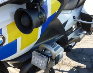 police motorbike front siren 2