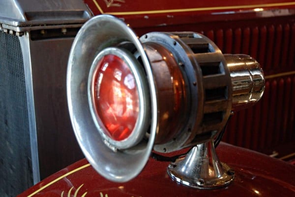 antique fire truck siren