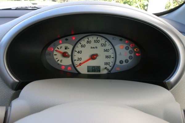 Nissan Micra RX dials