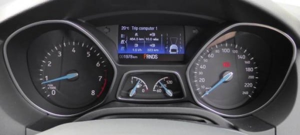 Ford Focus Titanium 2015 instrumentation