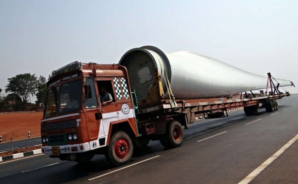 flat bed truck long vehicle