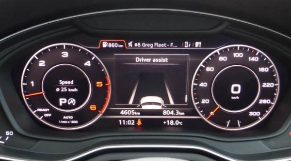 2016 Audi A4 TDI quattro sport instrument cluster