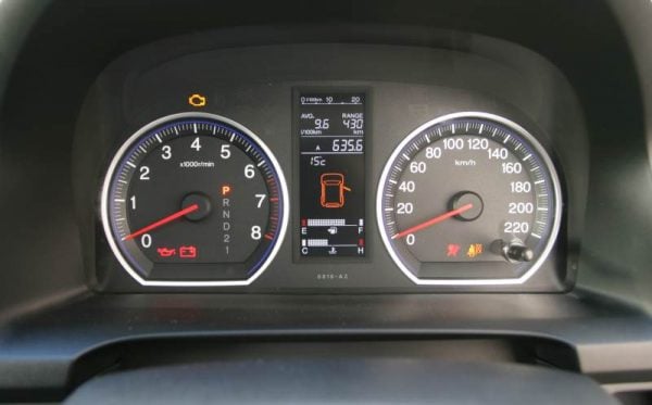 Honda CRV Sport instrument cluster