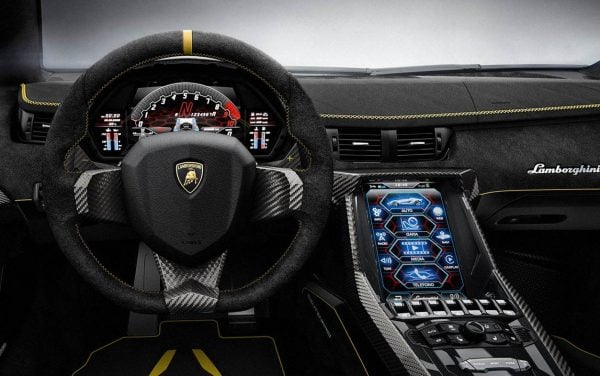 2016 Lamborghini Centenario interior