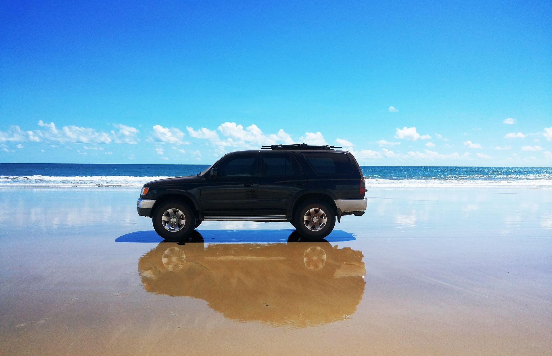 How to drive on a beach
