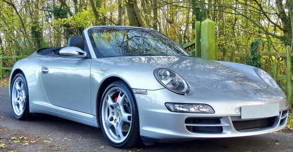 Convertibles like this Porsche are much more appealing when the weather is warm