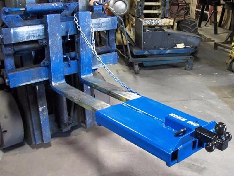 Can you tow with a forklift?