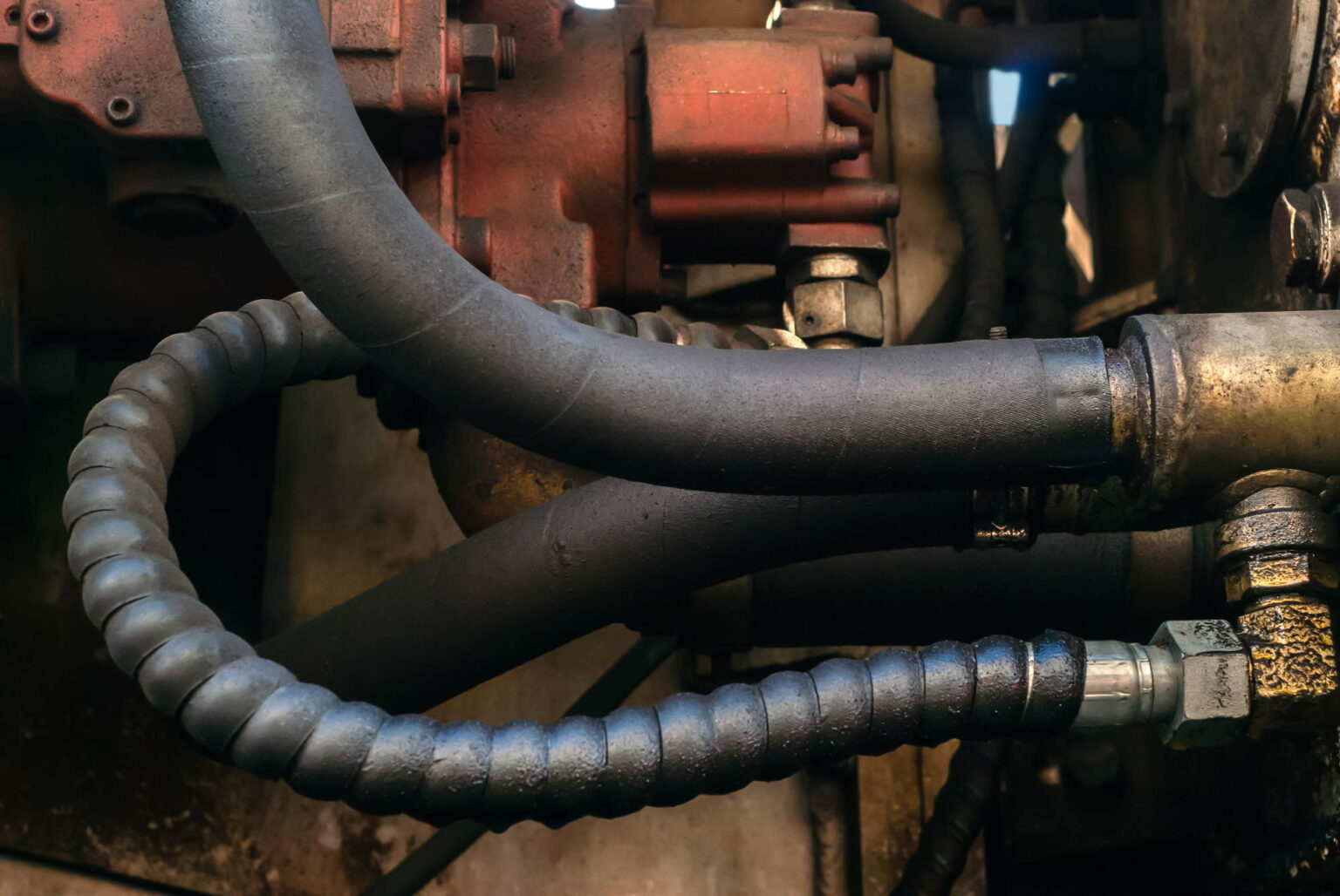 Hydraulic system checks on forklifts, loaders, excavators and other