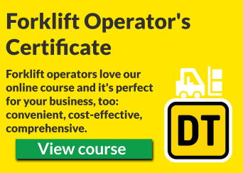 Forklift licence shop