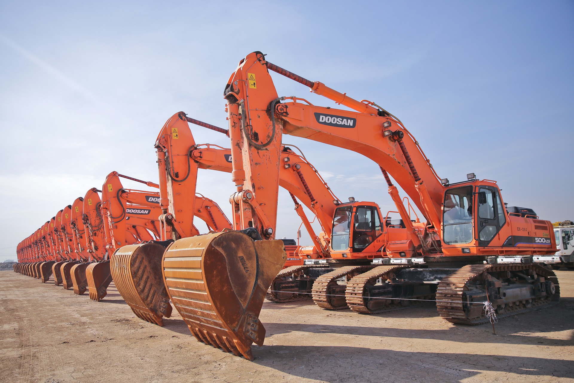 Excavators, Loaders and Construction Equipment