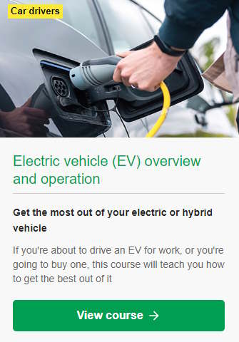 Electric vehicle EV training