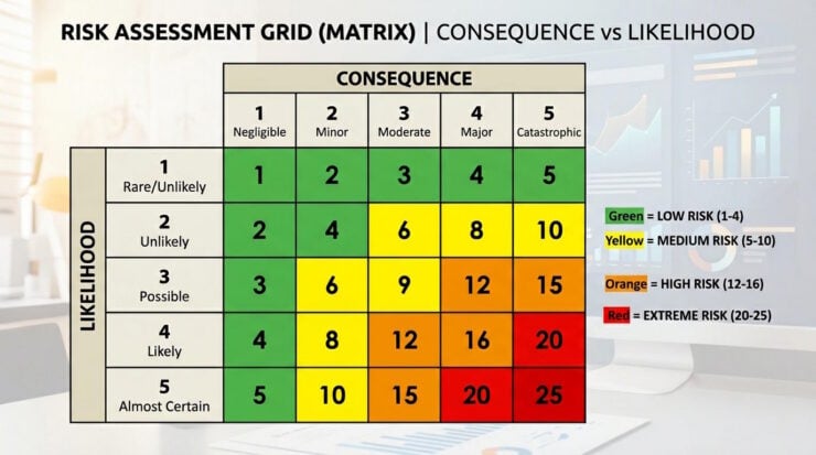 Risk assessment matrix