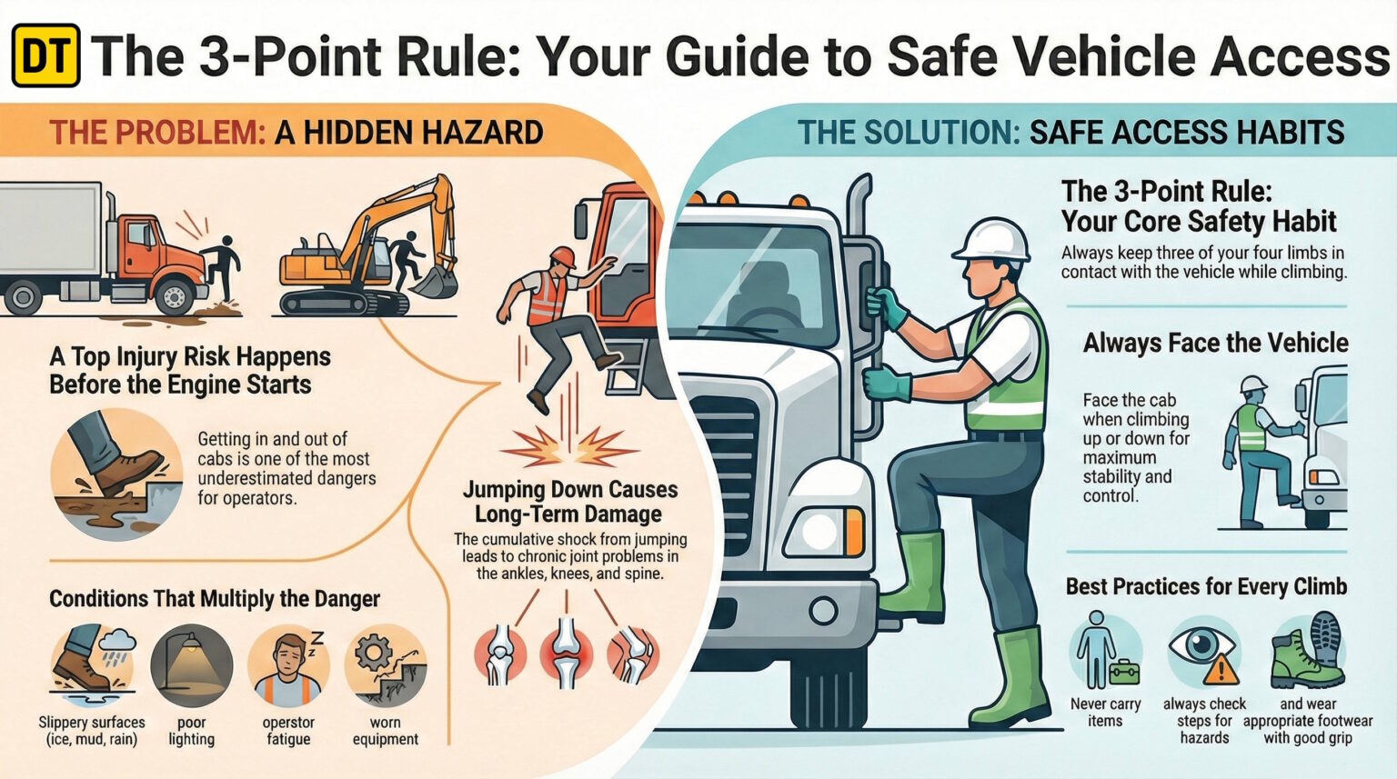Operator Point Out Getting In and Out of Cabs and Cockpits: Access Hazards for Operators